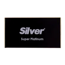 تیغ یدک سیلور دبل اج سوپر پلاتینیوم 5 عددی | Silver Double Edge Blades 5 Pcs