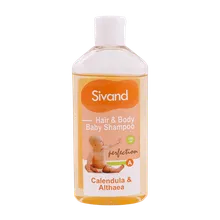 شامپو سر و بدن کودک کالاندولا و گل ختمی سیوند | Hair & Body Baby Shampoo Calendula - Sivand