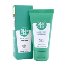 ضد آفتاب آلوئه ورا SPF50 اسکین شیک | Skin Chic SPF 50 Aloe Vera Sunscreen for Sensitive Skin
