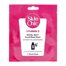 ماسک ورقه ای ویتامین ای و رویال ژلی اسکین شیک | Skin Chic Vitamin E And Royal Jelly Facial Sheet Mask