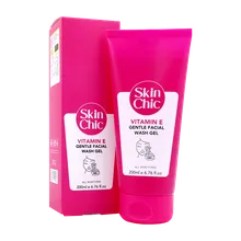 ژل شستشوی صورت ویتامین ای اسکین شیک | Skin Chic Vitamin E Gentle Facial Wash Gel