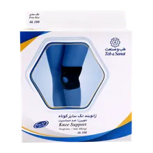 زانو بند کوتاه تک سایز طب و صنعت کد 46100 | Teb & Sanat Knee Support Free Size Neoprene