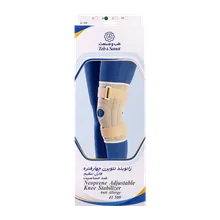 زانو بند نئوپرن چهار فنره قابل تنظیم طب و صنعت کد 41500  | Teb & Sanat Neoprene Adjustable Knee Stabilizer