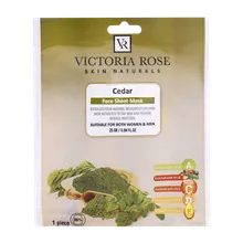 ماسک صورت ورقه ای سدر ویکتوریا رز | Cedar Face Sheet Mask - Victoria Rose