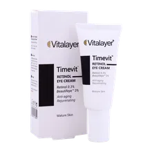 کرم دور چشم رتینول تایم ویت ویتالیر | Vitalayer Timevite Retinol Eye Cream 20 ml