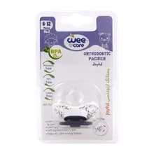 پستانک ارتودنسی Joyful وی کر از 6 تا 12 ماهگی کد P122 | Wee Care Orthodontic Pacifier  Joyful 6-12mths code p122