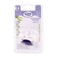 پستانک ارتودنسی کلاسیک وی کر از 12 ماهگی کد P123 | Wee Care Orthodontic Pacifier Classic +12mths code p123