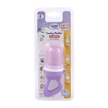 پستانک غذاخوری ارتجاعی وی کر از 6 ماهگی کد U208 | Wee Care Feeding Pacifier free size +6 code U208