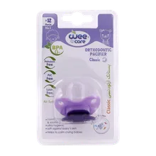 پستانک ارتودنسی کلاسیک ساده وی کر از 12 ماهگی کد P120 | Wee Care Orthodontic Pacifier Classic +12months code p120