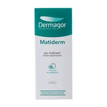 ژل شستشوی صورت پوست چرب متیدرم درماگور | Matiderm Purifying Gel for Combination and Oily Skin - Dermagor