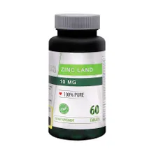 قرص زینک لند 10 میلی گرم نوفرما نچرالز | Zinc Land Tablet - Nuforma Naturals