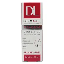 شامپو تقویت کننده موی خشک و آسیب دیده ویتا گرو درمالیفت | Vita-grow Anti-hair loss Shampoo for Dry and Damaged Hair - Dermalift