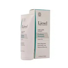 شامپو تقویت کننده موهای چرب لایسل | Purifying and Fortifying Shampoo for Greasy Hair - Liesel
