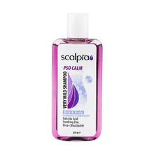 شامپو سر و بدن بسیار ملایم پوست حساس اسکالپیا | Pso Calm Very Mild Hair and Body Shampoo for Sensitive Hair and Skin - Scalpia
