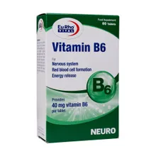 قرص ویتامین B6 یوروویتال | Vitamin B6 Tablet - Eurho Vital