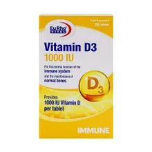قرص ویتامین D3 1000 یوروویتال | Vitamin D3 Tablet - Eurho Vital