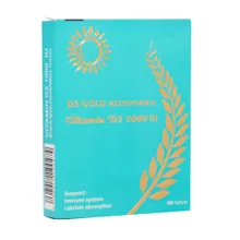 قرص ویتامین D3 1000 گلد مولتی نرمال | Vitamin D3 Gold 1000 IU Tablet - Multinormal