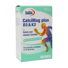 قرص کلسی مگ پلاس D3 و K2 یوروویتال | Calcimag plus D3 and K2 Tablet - Eurho vital