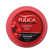 ماسک مو فولیکا تقویت کننده موهای قرمز | Cutest Red Nourishing and Deep Conditioning Hair Mask - Fulica
