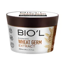 ماسک مو کاسه ای جوانه گندم بیول موهای خشک | Revival Mask with Wheat Germ Extract for Dry and Damaged Hair 200 ml - Bio'l