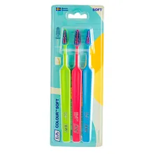 مسواک کالر 3 عددی تپه  | Color Soft Toothbrush 3 Pcs - Tepe 