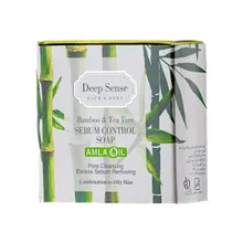 صابون پوست چرب بامبو و درخت چای دیپ سنس | Bamboo and Tea Tree Sebum Control Soap - Deep Sense