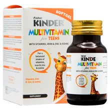 سافت ژل مولتی ویتامین فور تینز فیشر کیندر 30 عددی | Fisher Kinder Multivitamins for Teens 30 Softgel