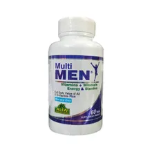قرص مولتی من آلفا ویتامینز 60 عددی | Multi Men Tablet 60 Count - Alfa Vitamins