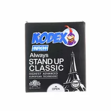 کاندوم استند آپ کلاسیک کدکس 3 عددی | Always Stand Up Classic 3 Pcs Condom - Kodex