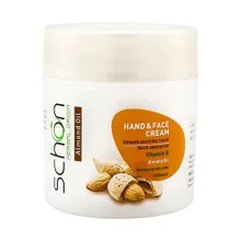 کرم بادام شون 150 میلی لیتری | Hand and Face Cream with Almond Oil for Normal to Dry Skin 150 mL - Schon