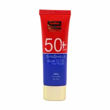 کرم ژل ضد آفتاب بی رنگ SPF50 مردانه ساین شیلد ساین اسکین | SynShield Oil-free Sunscreen Cream-gel for Men SPF 50 - Synskin