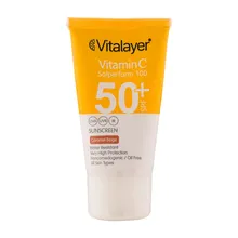 ضد آفتاب رنگی ویتامین سی SPF50 ویتالیر | Tinted Sun Care Cream SPF 50 with Vitamin C - Vitalayer
