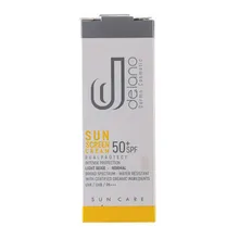 ضد آفتاب پوست خشک SPF50 دلانو بژ روشن | Light Beige Sunscreen Cream SPF 50 for Normal to Dry Skin - Delano