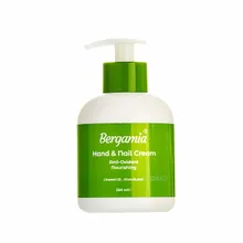 کرم مرطوب کننده دست و ناخن روغن کتان برگامیا 250 میلی لیتر | Hand and Nail Cream with Linseed Oil and Shea Butter 250 ml - Bergamia