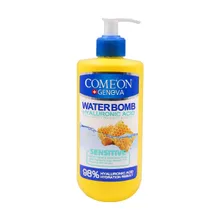 کرم آبرسان واتر بمب پوست حساس کامان 500 میلی لیتر | Water Bomb with Hyaluronic Acid and Honey for Sensitive Skin 500 mL - Come'on