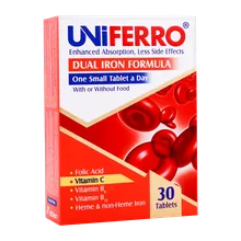 قرص یونی فرو ابیان دارو | UniFerro - Abian
