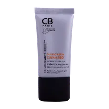 ضد آفتاب SPF50 پوست خشک سی بی پاریس | Sunscreen Cream For Normal To Dry Skin SPF50 CB Paris