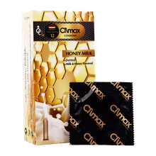 کاندوم خاردار شیر و عسل کلایمکس 12 عددی | Climax Honey Milk Condom 12 Pcs