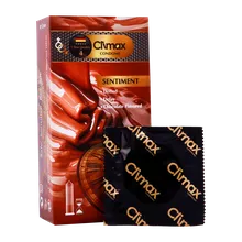 کاندوم خاردار شکلاتی کلایمکس 12 عددی | Climax Sentiment Condoms 12 pcs