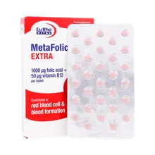 قرص متافولیک و B12 اکسترا یوروویتال | Meta Folic + B12 Extra - EuRho VITAL