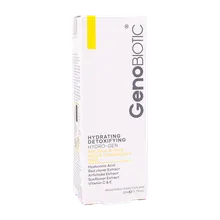 کرم آبرسان صورت و گردن پوست چرب ژنوبایوتیک | Hydrating and Detoxifying Face and Neck Cream for Oily and Combination Skin - Genobiotic 