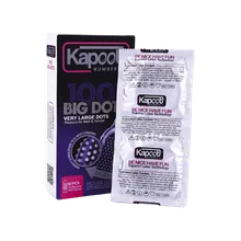 کاندوم خاردار بیگ داتس کاپوت 10 عددی | 1001 Big Dots 10 Pcs - Kapoot 