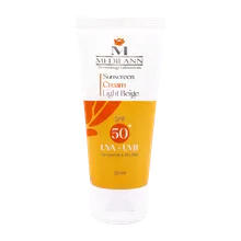 ضد آفتاب رنگی SPF50 مدیلن پوست خشک | Medilann Sunscreen Light Beige SPF50 Normal And Dry Skin