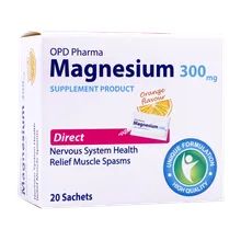 ساشه منیزیم 300 او پی دی فارما | OPD Pharma Magnesium 300 Mg Sachets