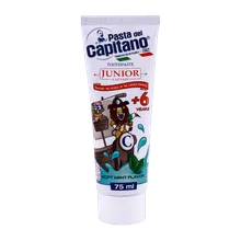 خمیر دندان کودک پاستا دل کاپیتانو 6 سال به بالا | Junior From 6 years Toothpaste With Soft Mint Flavor - Pasta Del Capitano