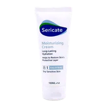 کرم مرطوب کننده پوست خشک و حساس سری کیت | Moisturizing Face and Body Cream - Sericate 