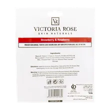 ماسک صورت ورقه ای توت فرنگی تمشک ویکتوریا رز | Strawberry and Raspberry Face Sheet Mask - Victoria Rose