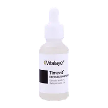 سرم لایه بردار گلیکولیک اسید تایم ویت ویتالیر | Vitalayer Timevit Glycolic Acid 7% Exfoliating Serum 30 ml