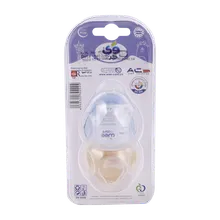 پستانک دوقلوی از 12 ماهگی قابل استریل در مایکروفر وی کر کد P139 | Wee Care Orthodontic Pacifier With Microwavable Case +12months