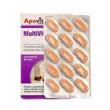قرص مولتی ویت بانوان 50+ آپوویتال | Multivit +50 for Women Tablet  - Apovital